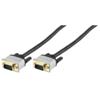 CAVO VGA HQ HQAS5177-5, 15 POLI M/M 
Cavo schermato con connettori dorati, Connettore1: VGA (M),Connettore 2: VGA (M),Lunghezza 5 m.